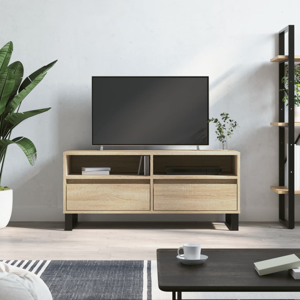 TV-Schrank Sonoma-Eiche 100x34,5x44,5 cm Holzwerkstoff