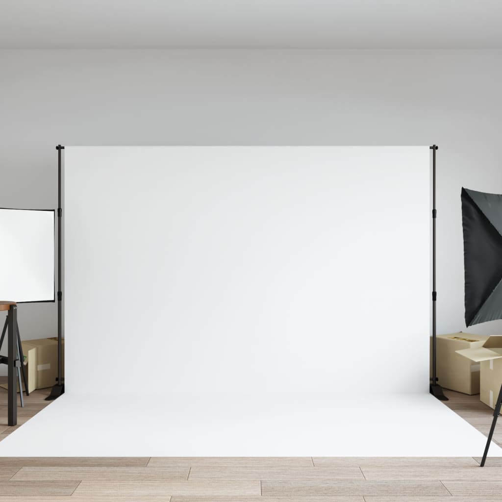 Hintergrundstativ Schwarz 305x243 cm Stahl
