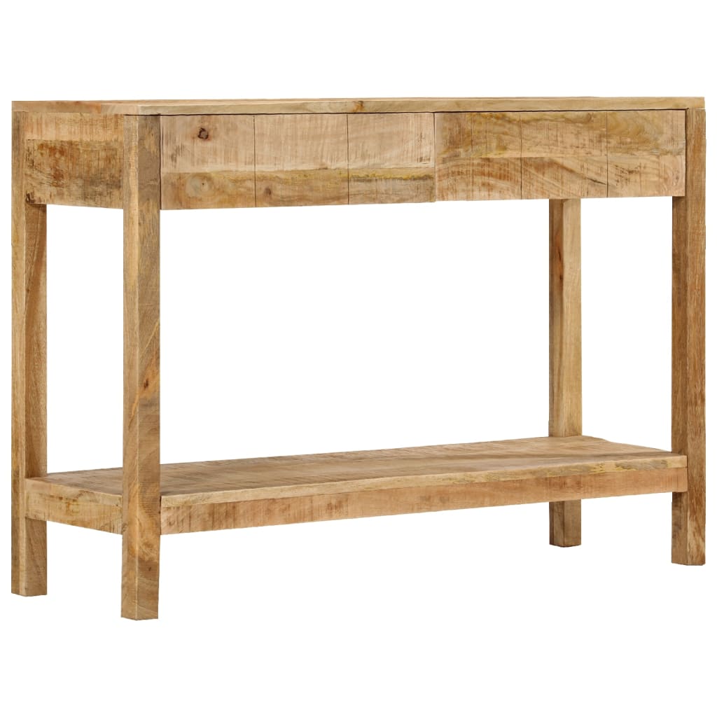 Konsolentisch mit 2 Schubladen 110x35x75 cm Massivholz Mango