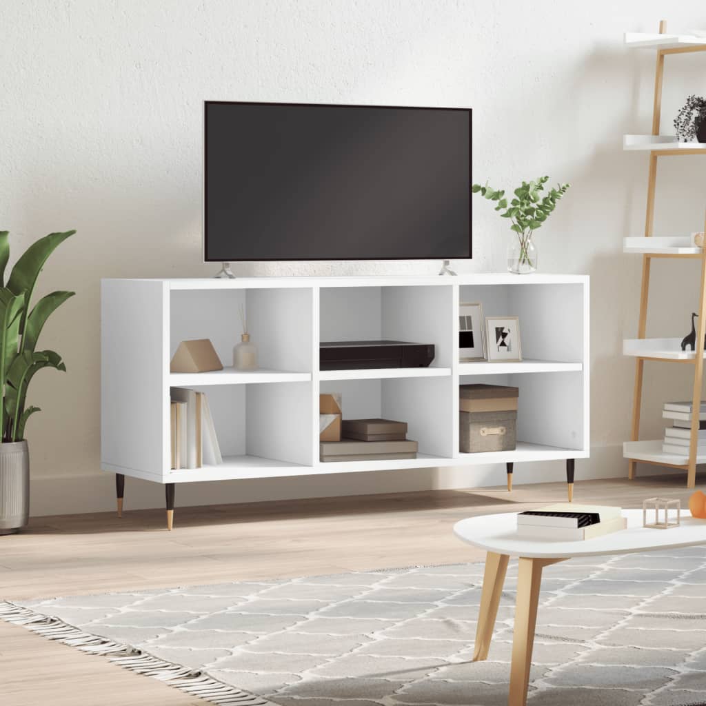 TV-Schrank Weiß 103,5x30x50 cm Holzwerkstoff