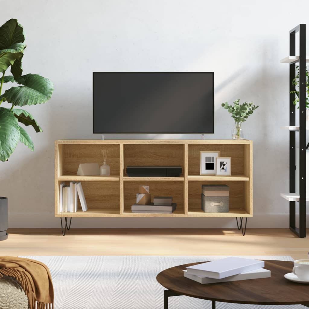 TV-Schrank Sonoma-Eiche 103,5x30x50 cm Holzwerkstoff