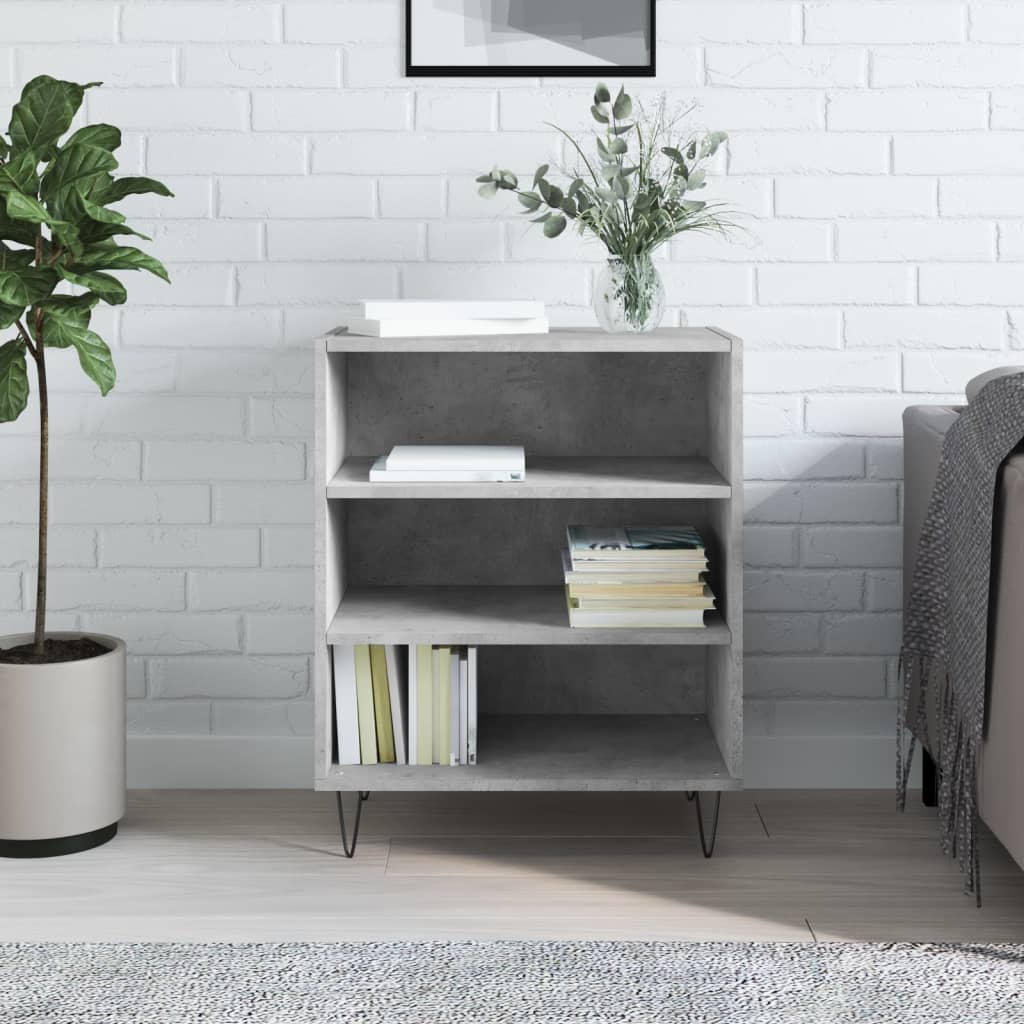 Sideboard Betongrau 57x35x70 cm Holzwerkstoff