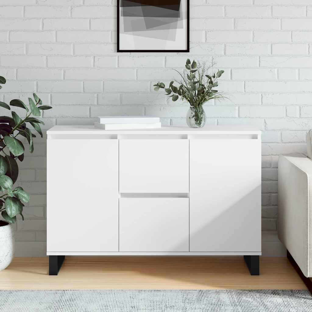 Sideboard Weiß 101,5x35x70 cm Holzwerkstoff