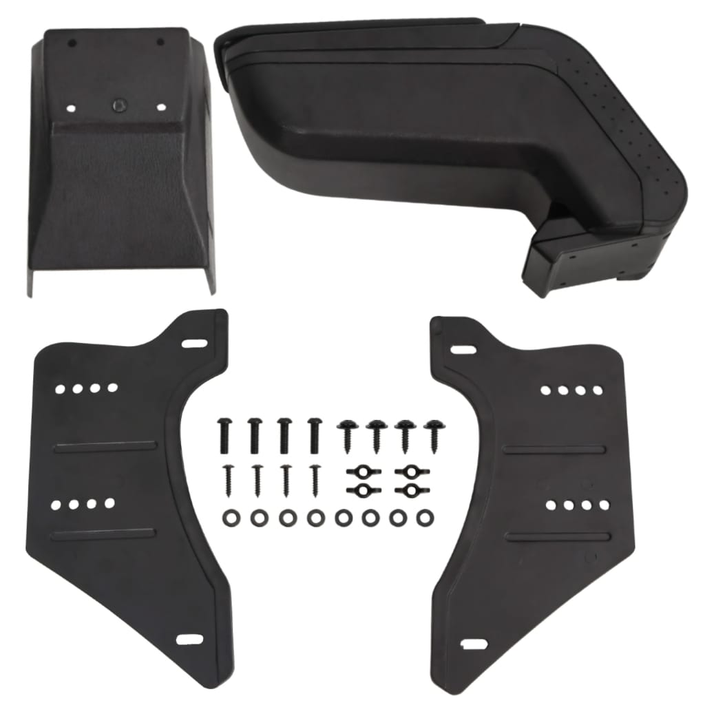 Universal-Autoarmlehne Schwarz 14x30x(32-48,5) cm ABS