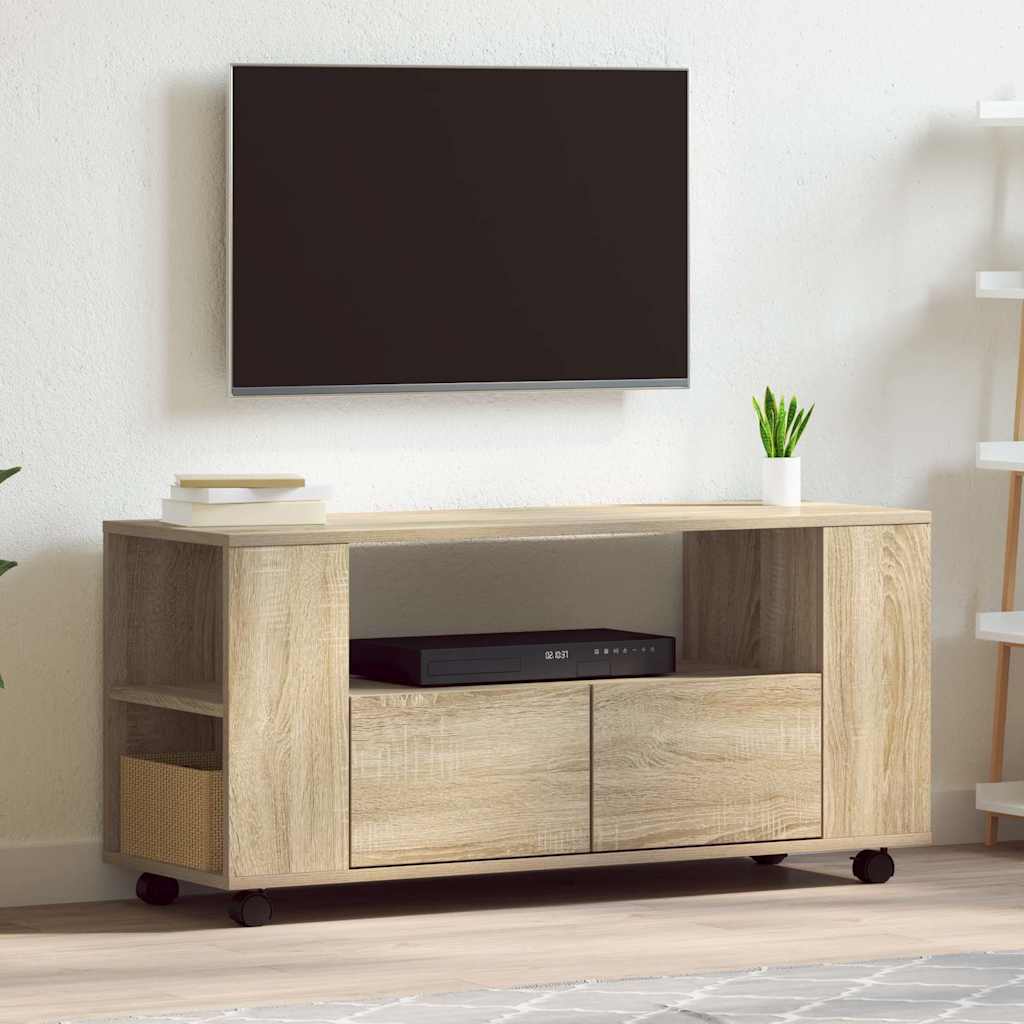 TV-Schrank Sonoma-Eiche 102x34,5x43 cm Holzwerkstoff