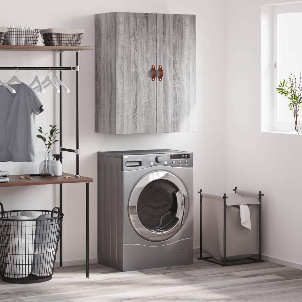 Wandschrank Grau Sonoma 69,5x34x90 cm