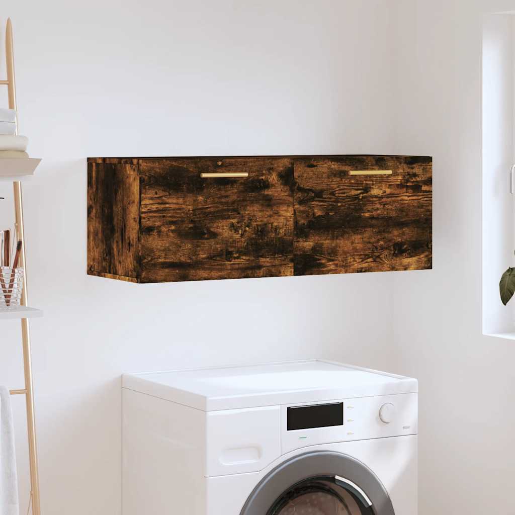 Wandschrank Räuchereiche 100x36,5x35 cm Holzwerkstoff