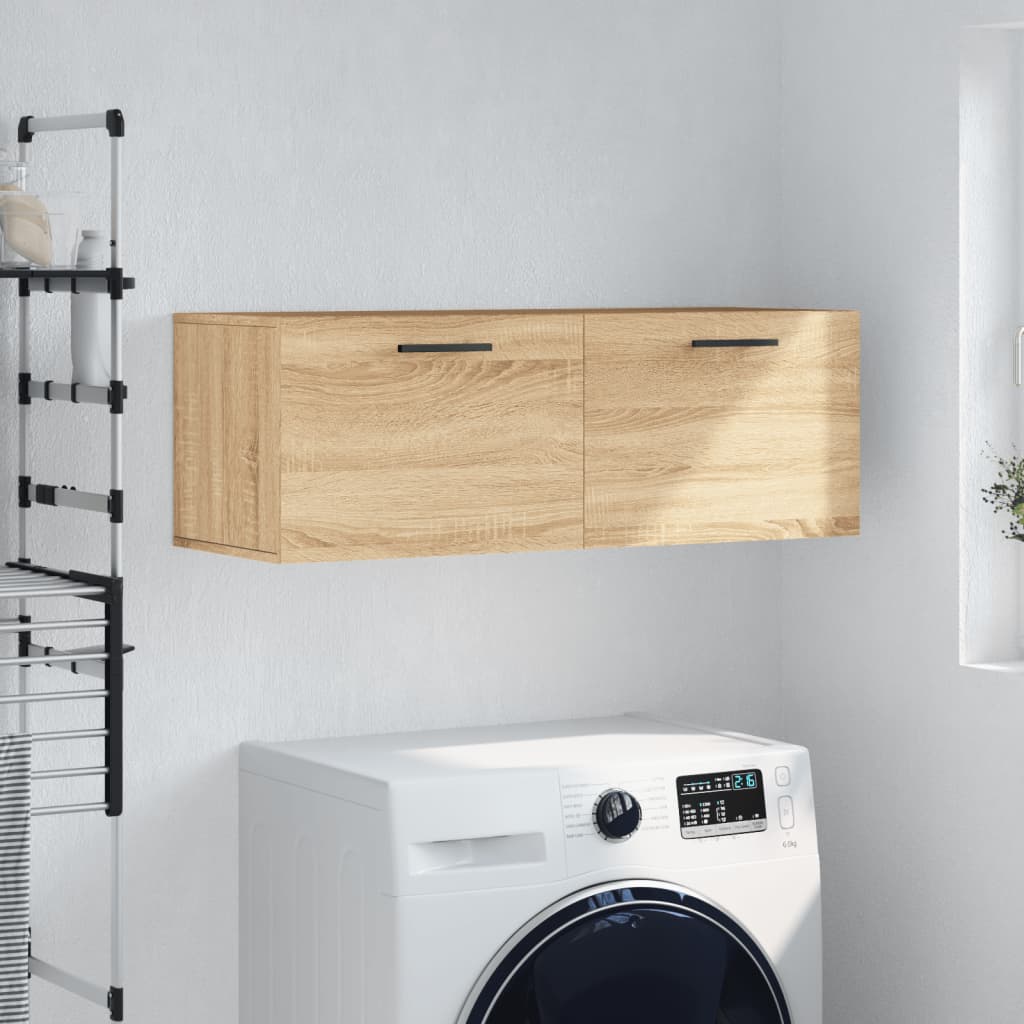 Wandschrank Sonoma-Eiche 100x36,5x35 cm Holzwerkstoff