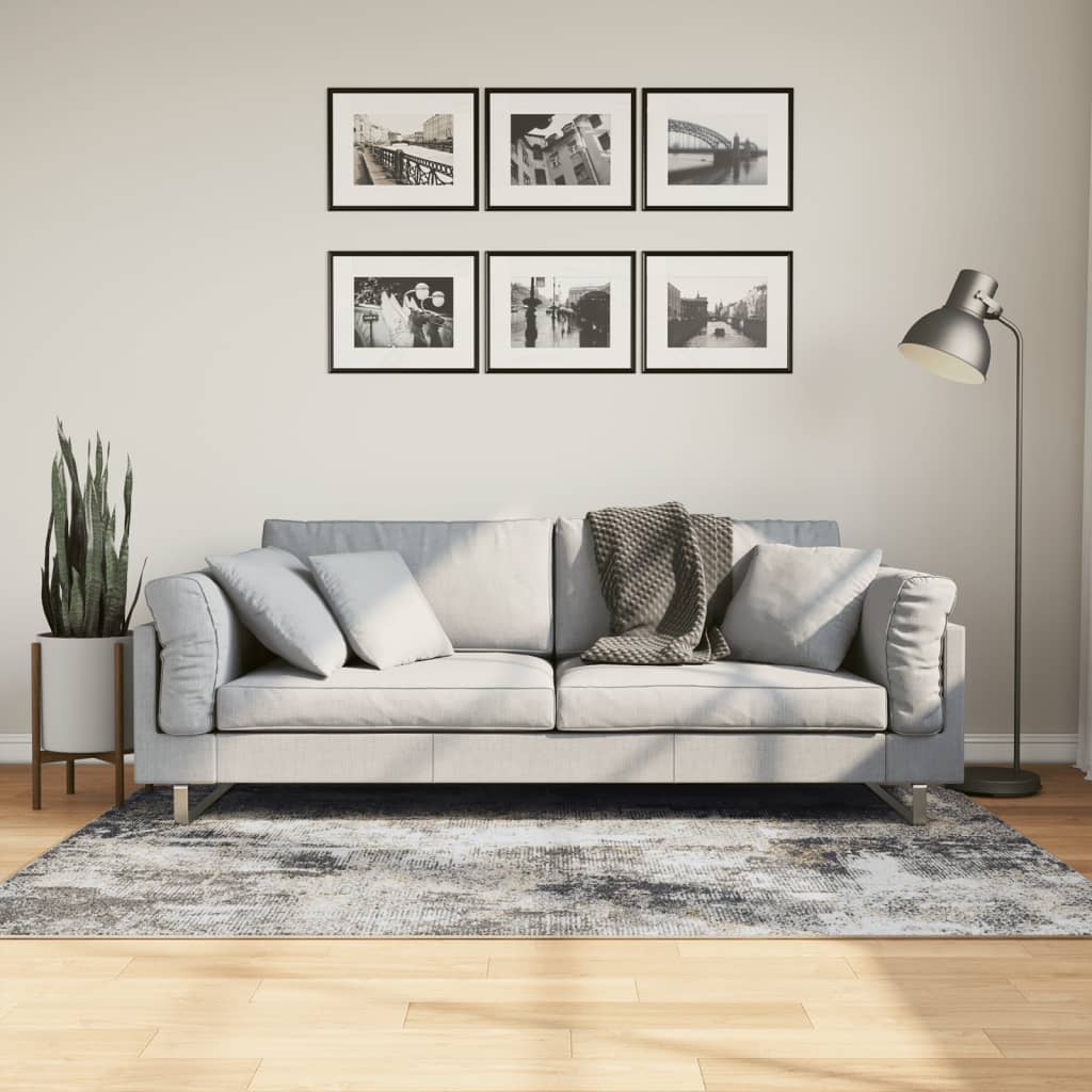 Teppich Waschbar Mehrfarbig 120x180 cm