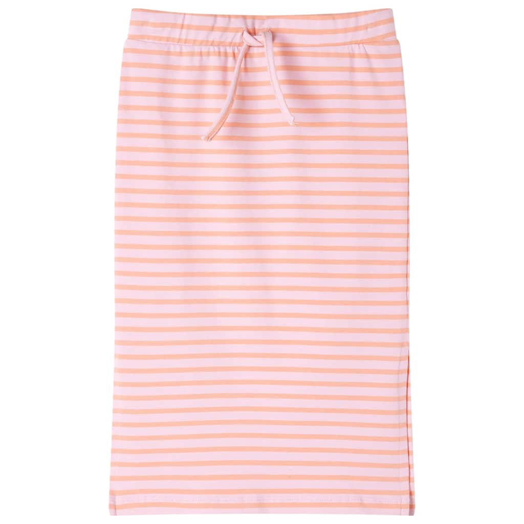 Kinderrock mit Streifen Gerade Rosa 128