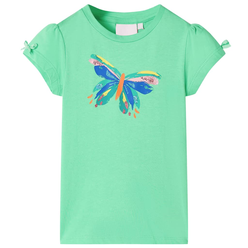 Kinder-T-Shirt Hellgrün 104