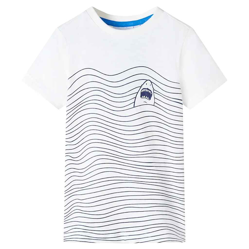 Kinder-T-Shirt Ecru 140