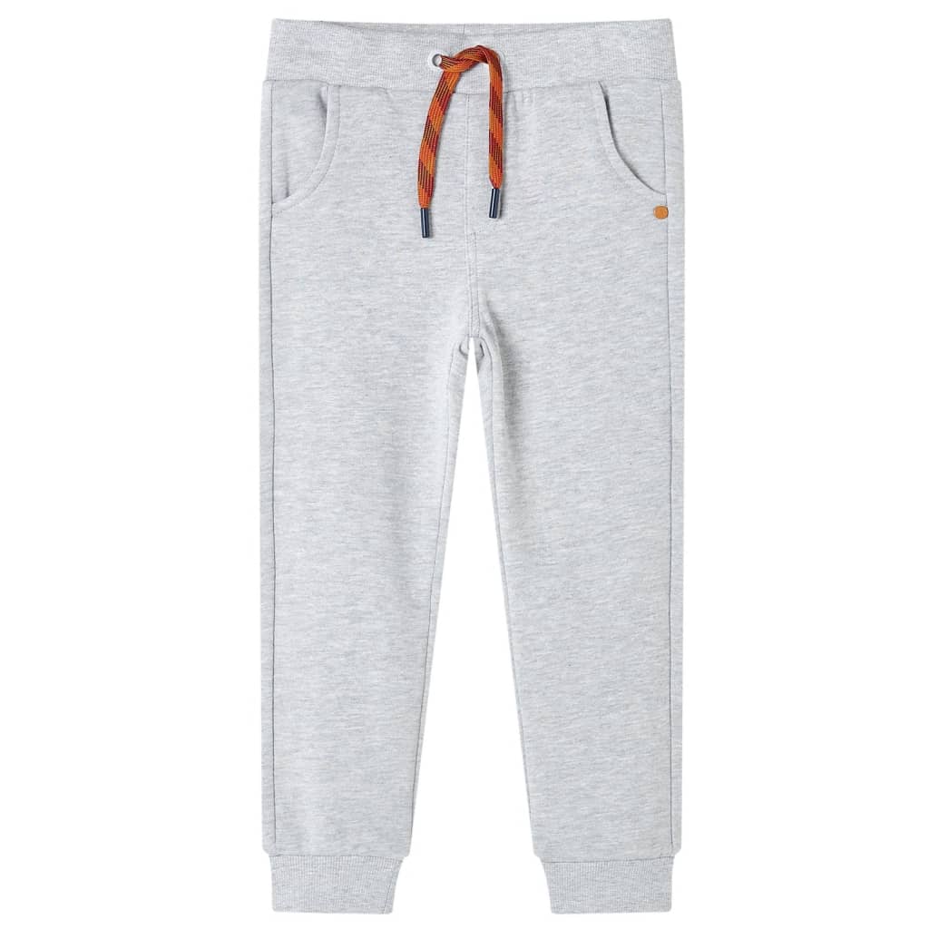 Kinder-Trainingshose Grau Melange 104