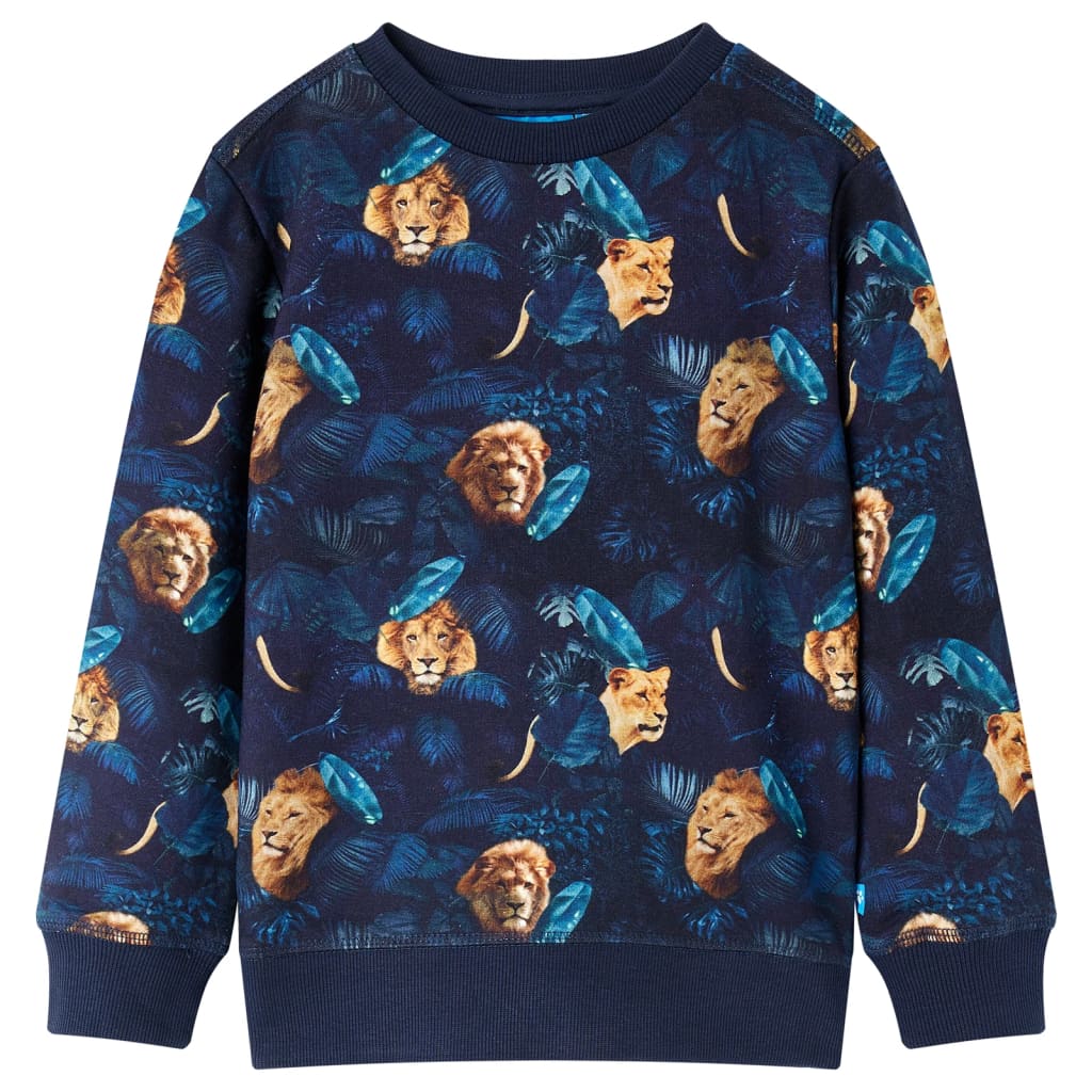 Kinder-Sweatshirt Marineblau 92