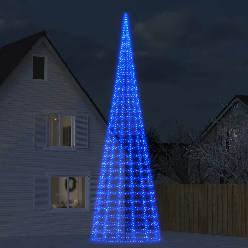 LED-Weihnachtsbaum 3000 LEDs Blau 800 cm