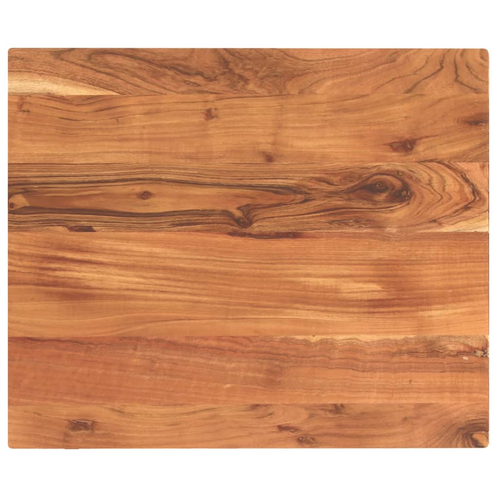Tischplatte 60x50x2,5 cm Rechteckig Massivholz Akazie