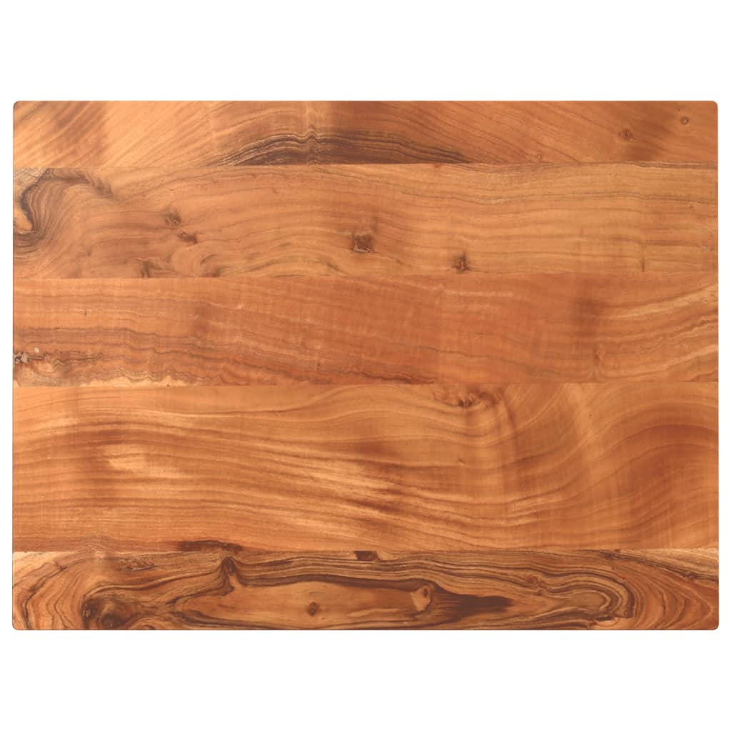 Tischplatte 70x50x2,5 cm Rechteckig Massivholz Akazie