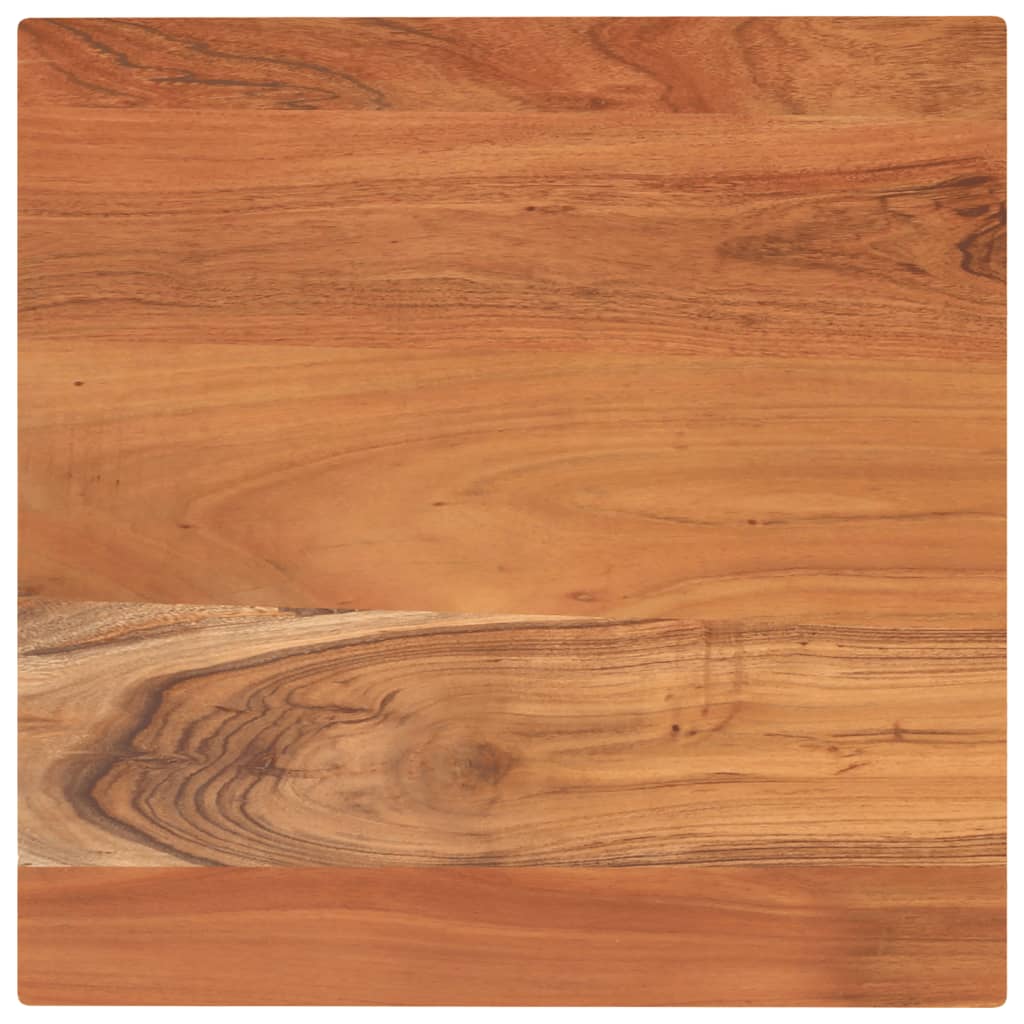 Tischplatte 60x60x2,5 cm Quadratisch Massivholz Akazie