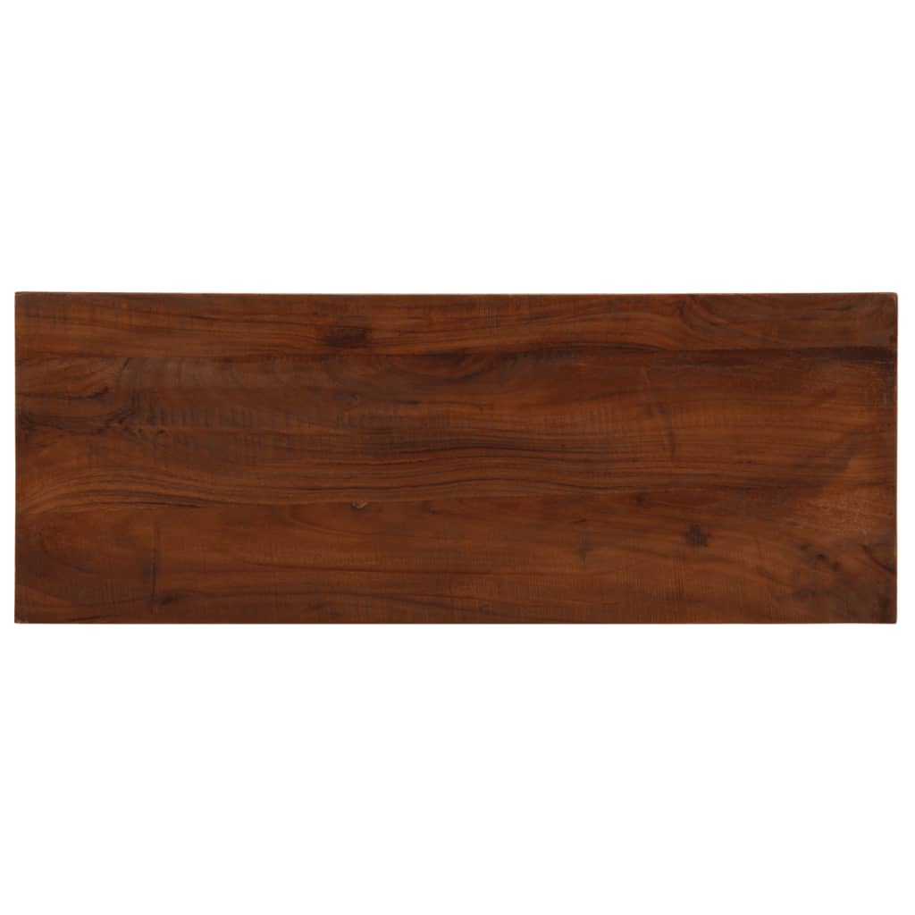 Tischplatte 70x20x3,8 cm Rechteckig Altholz Massiv