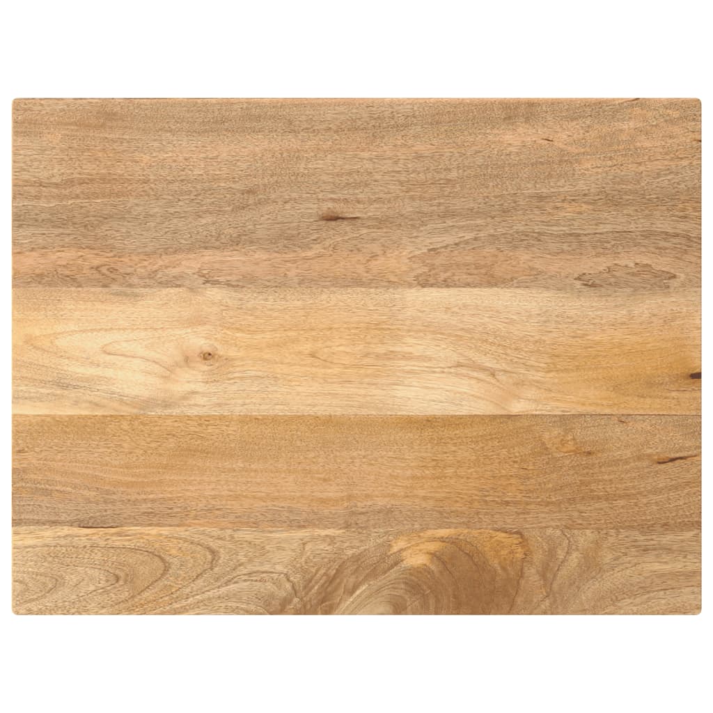 Tischplatte 80x50x3,8 cm Rechteckig Massivholz Mango