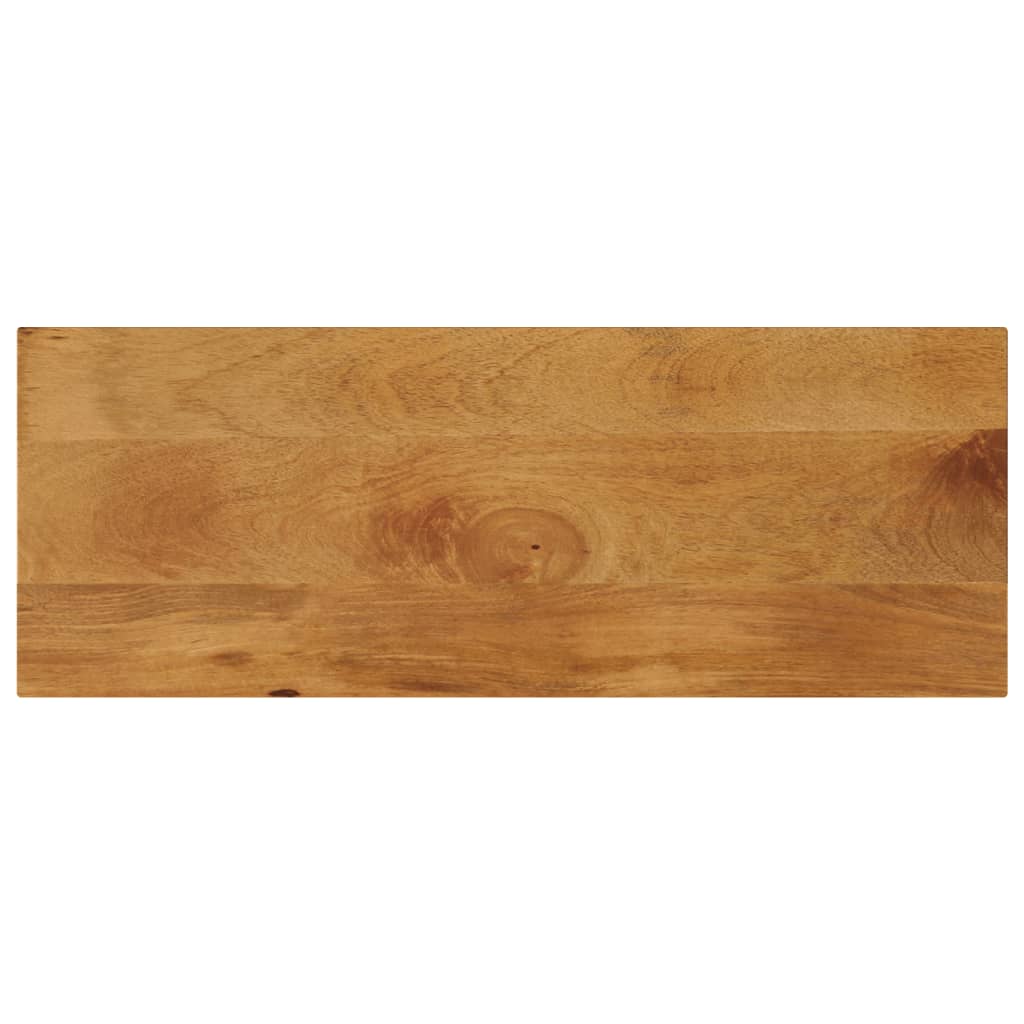 Tischplatte 90x30x2,5 cm Rechteckig Massivholz Mango