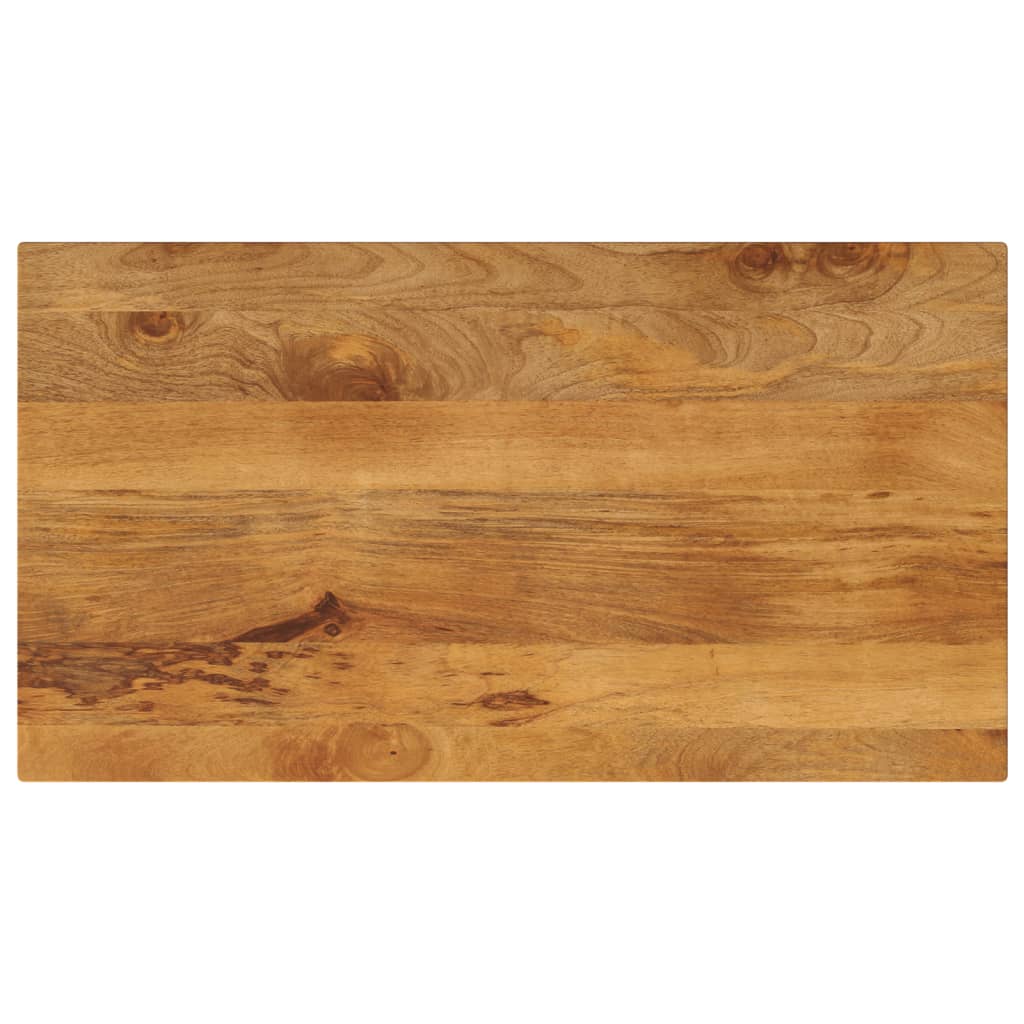 Tischplatte 100x50x3,8 cm Rechteckig Massivholz Mango