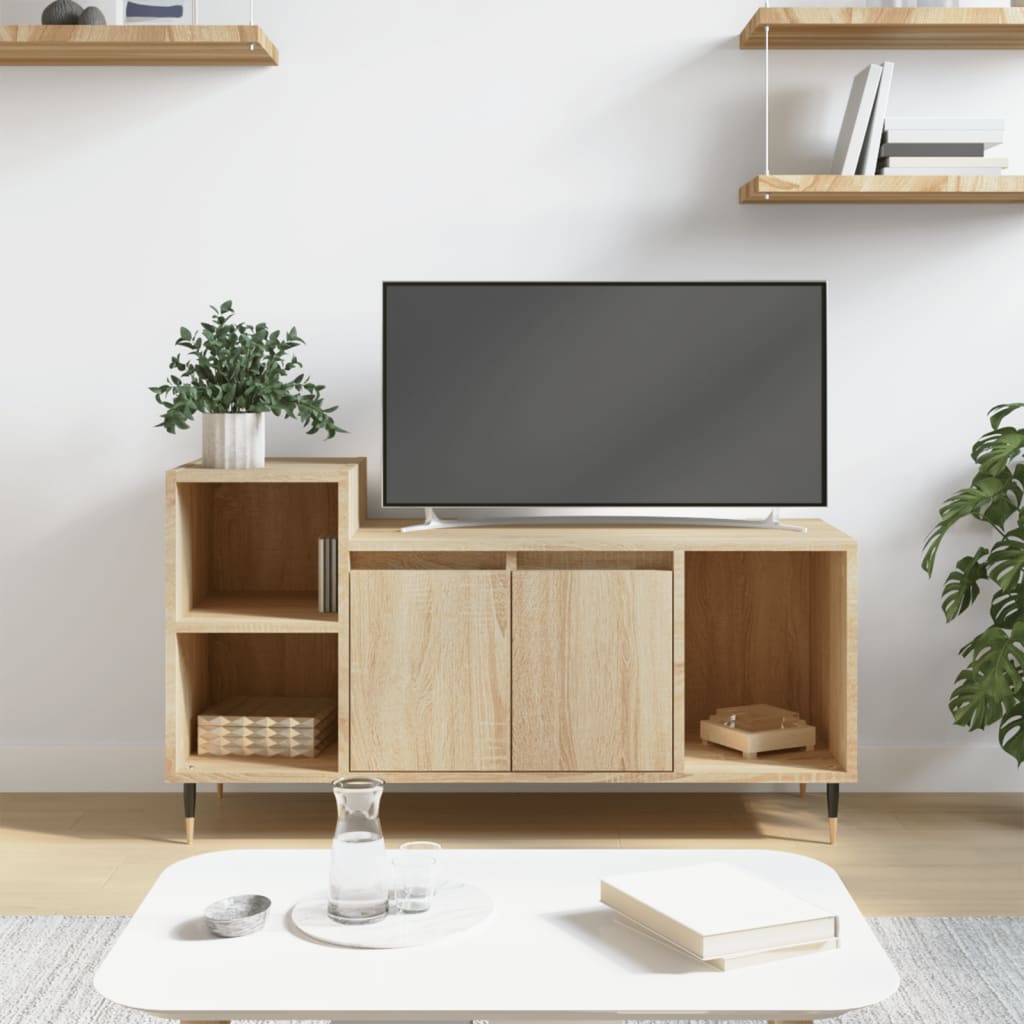 TV-Schrank Sonoma-Eiche 100x35x55 cm Holzwerkstoff