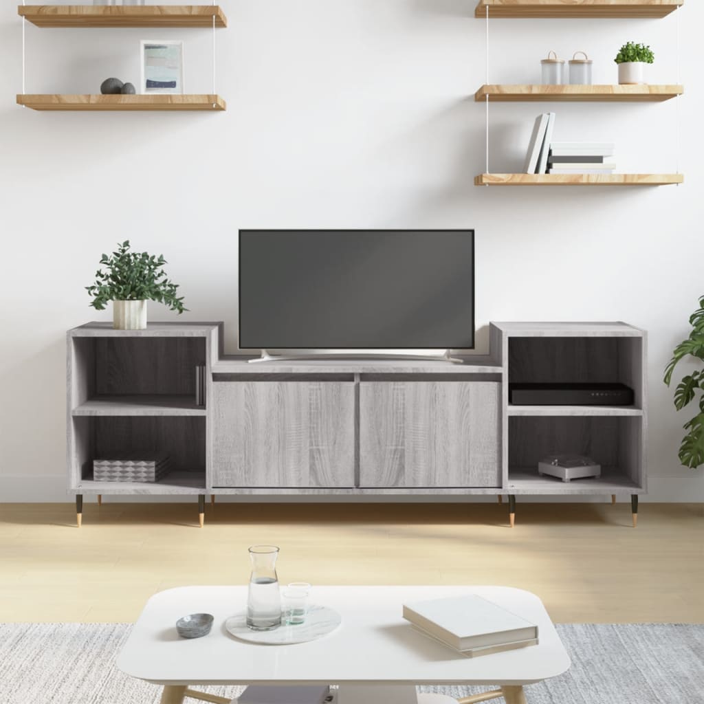 TV-Schrank Grau Sonoma 160x35x55 cm Holzwerkstoff