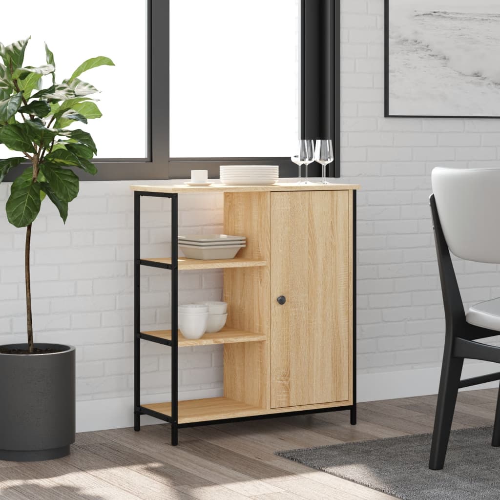 Sideboard Sonoma-Eiche 70 x 30 x 80 cm Holzwerkstoff