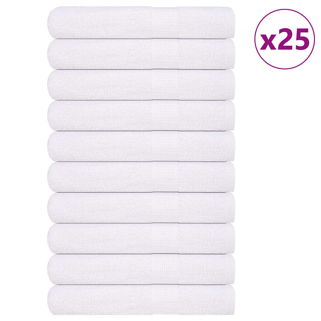 Saunatücher FROGN 25 Stk. Weiß 80x200 cm 360 g/m²