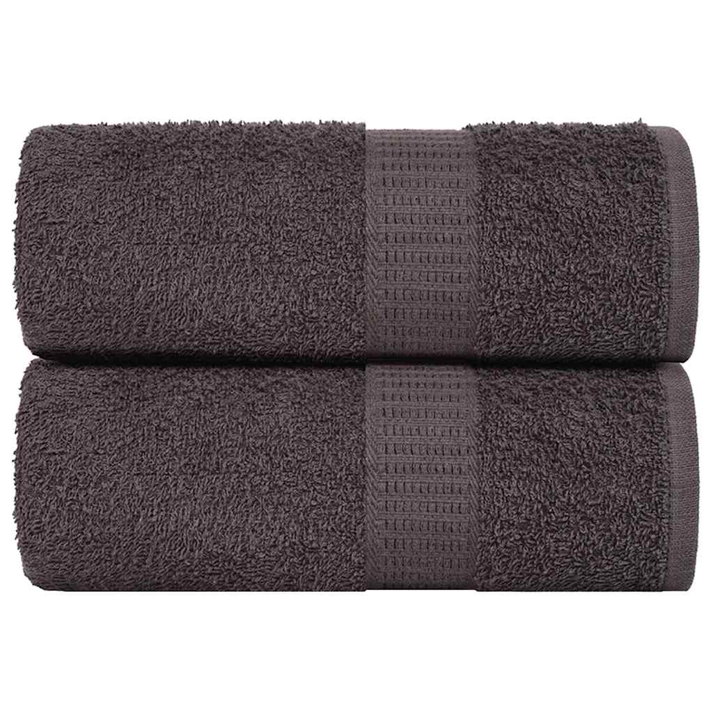 Gästetücher FROGN 2 Stk. Anthrazit 30x50 cm 360 g/m²