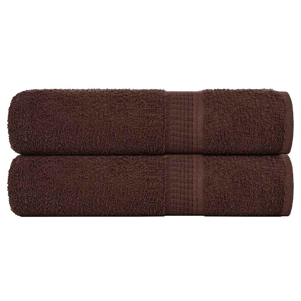 Duschtücher FROGN 2 Stk. Braun 70x140 cm 360 g/m²