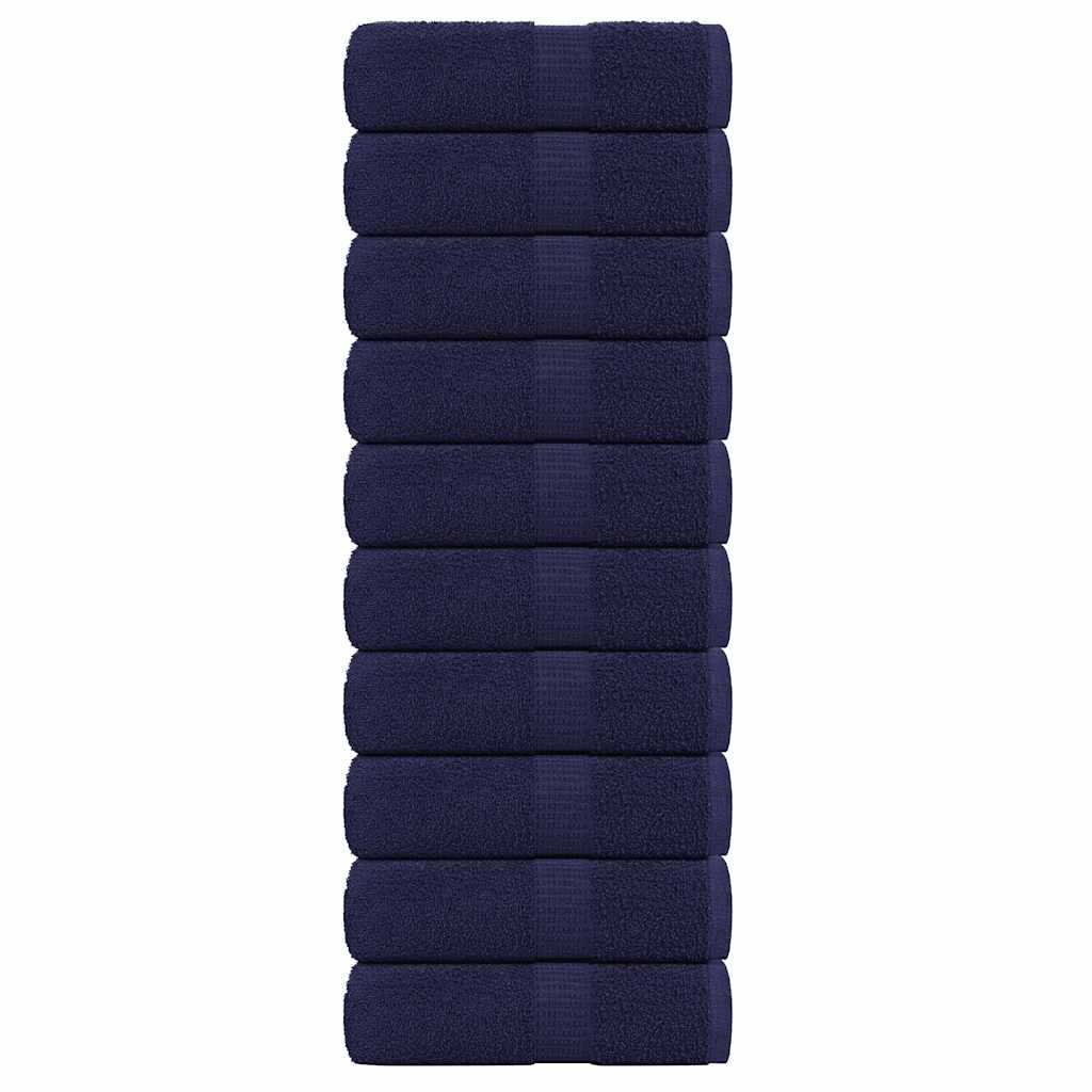 Gästetücher FROGN 10 Stk. Marineblau 30x50 cm 360 g/m²