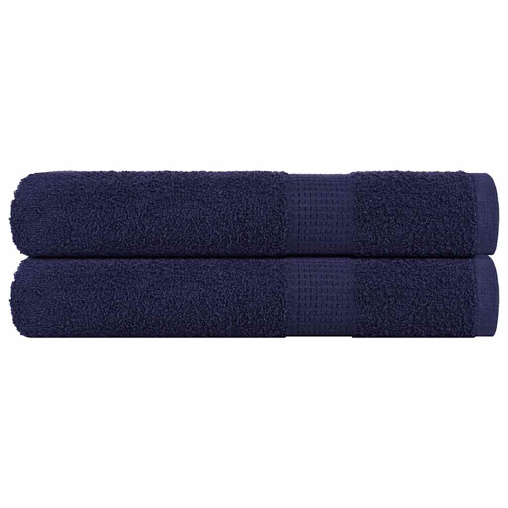 Saunatücher FROGN 2 Stk. Marineblau 80x200 cm 360 g/m²