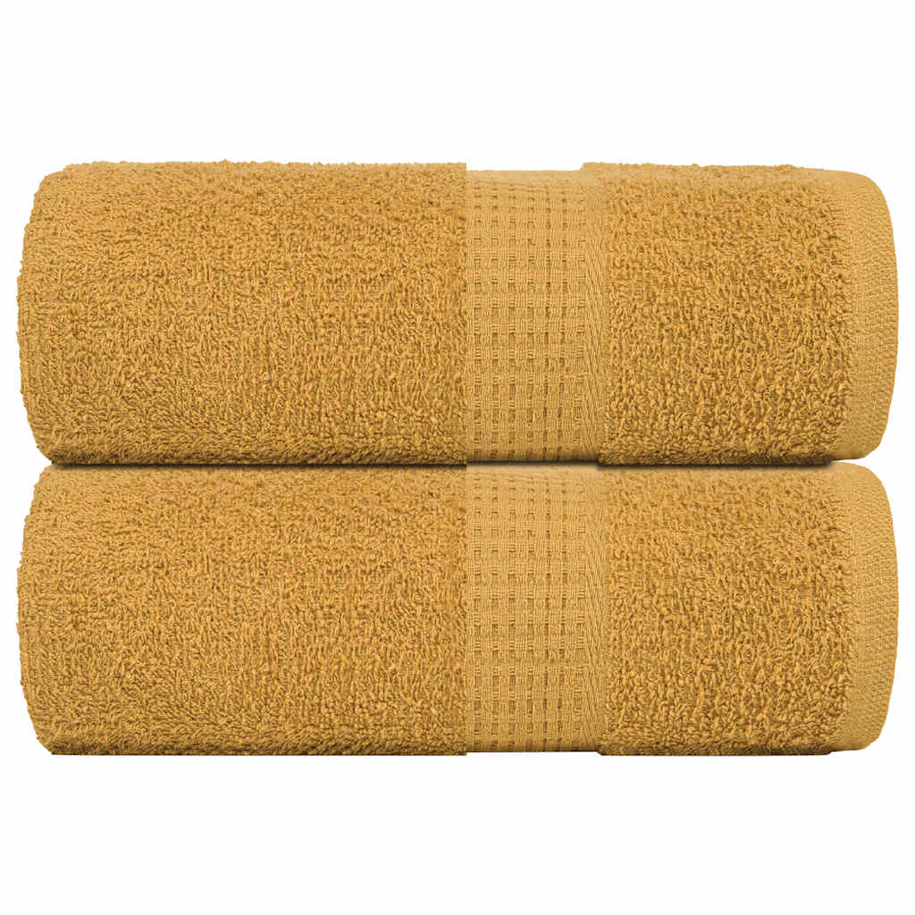 Waschtücher FROGN 2 Stk. Gold 30x30 cm 360 g/m²