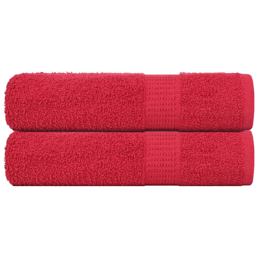 Badetücher FROGN 2 Stk. Rot 100x150 cm 360 g/m²