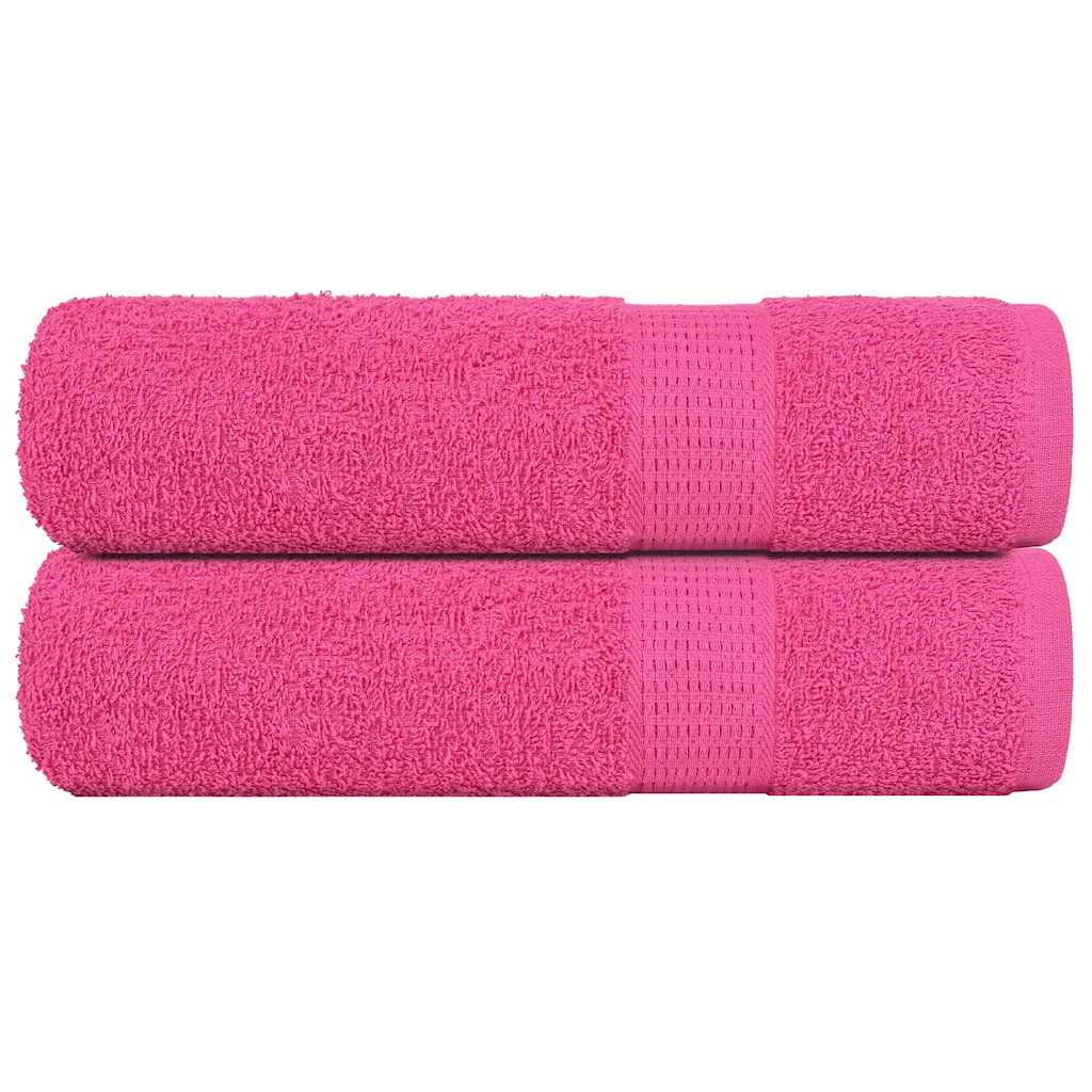 Badetücher FROGN 2 Stk. Rosa 100x150 cm 360 g/m²