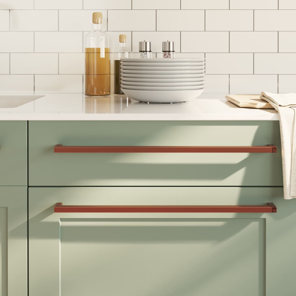 Möbelgriffe 20 Stk. Bronzen 480 mm Edelstahl