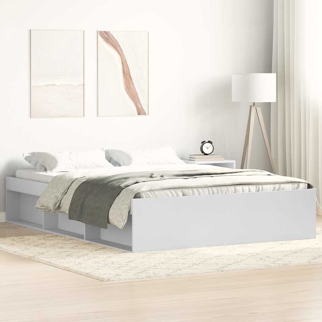 Bettgestell Weiß 140x190 cm