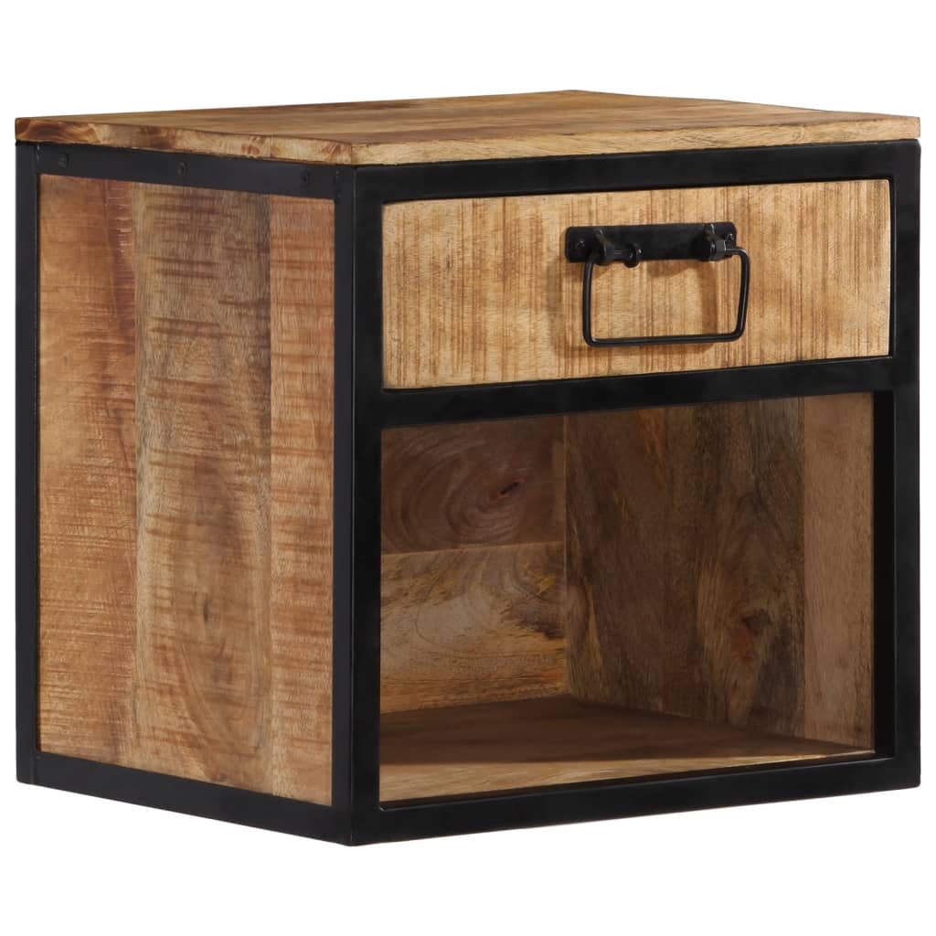 Nachttisch 40x35x40 cm Massivholz Mango