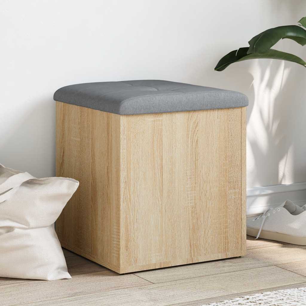 Aufbewahrungsbank Sonoma-Eiche 42 x 42 x 45 cm Holzwerkstoff