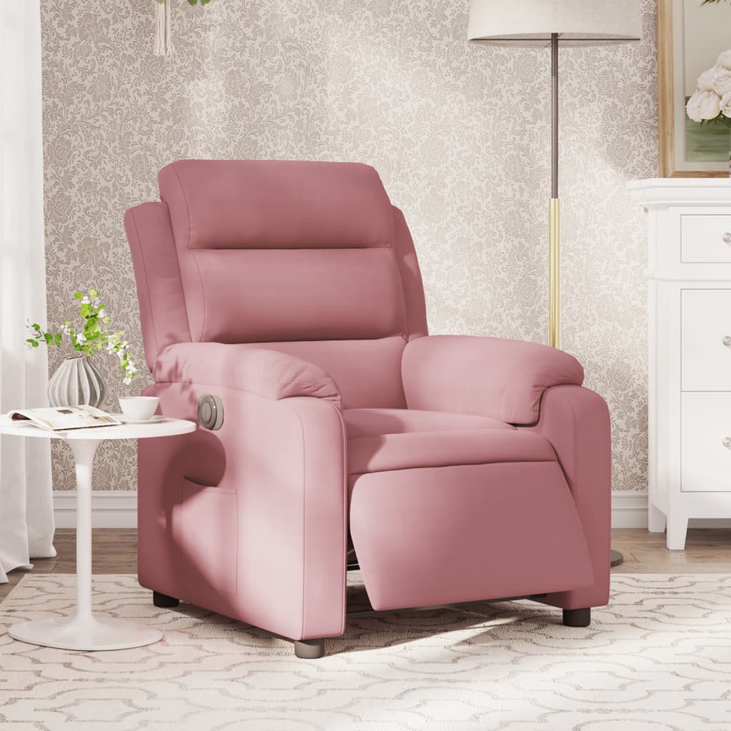 Relaxsessel Elektrisch Rosa Samt