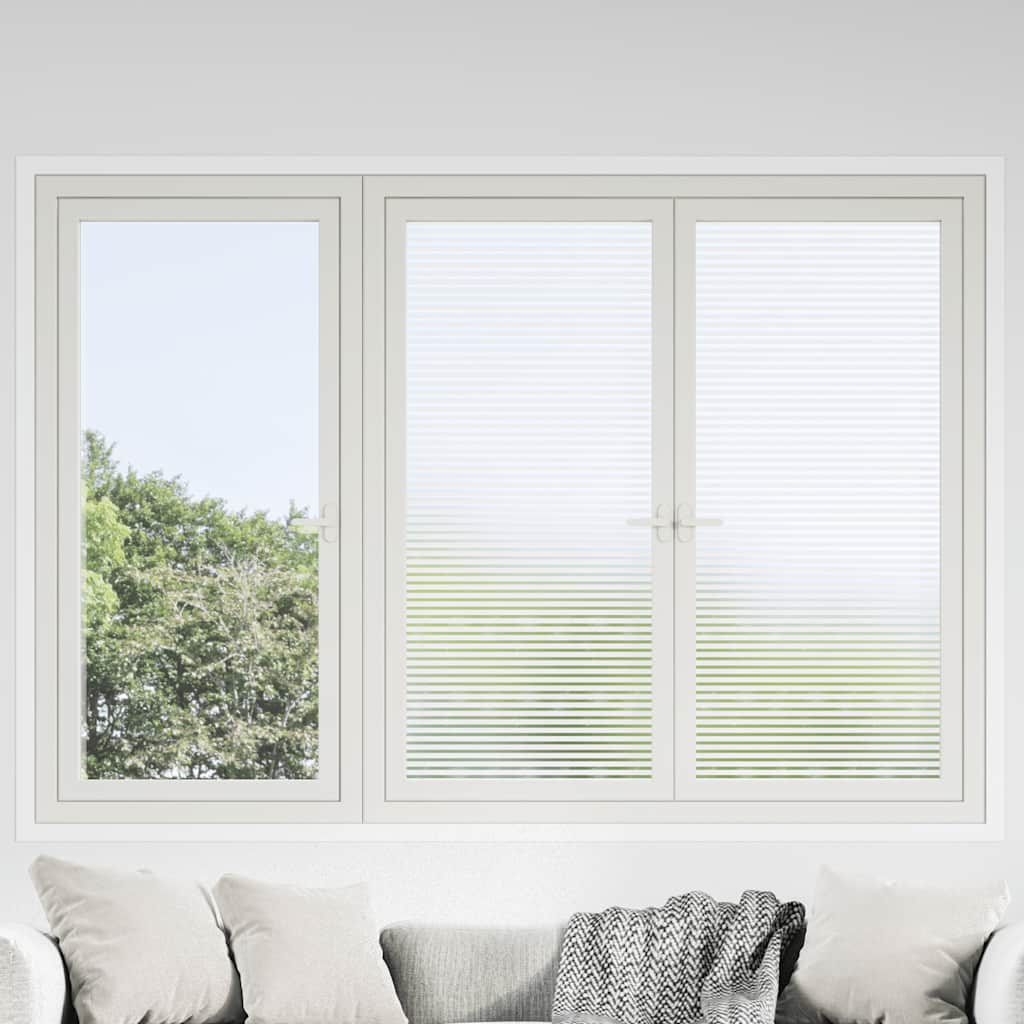 Fensterfolien Matt Streifen-Design PVC