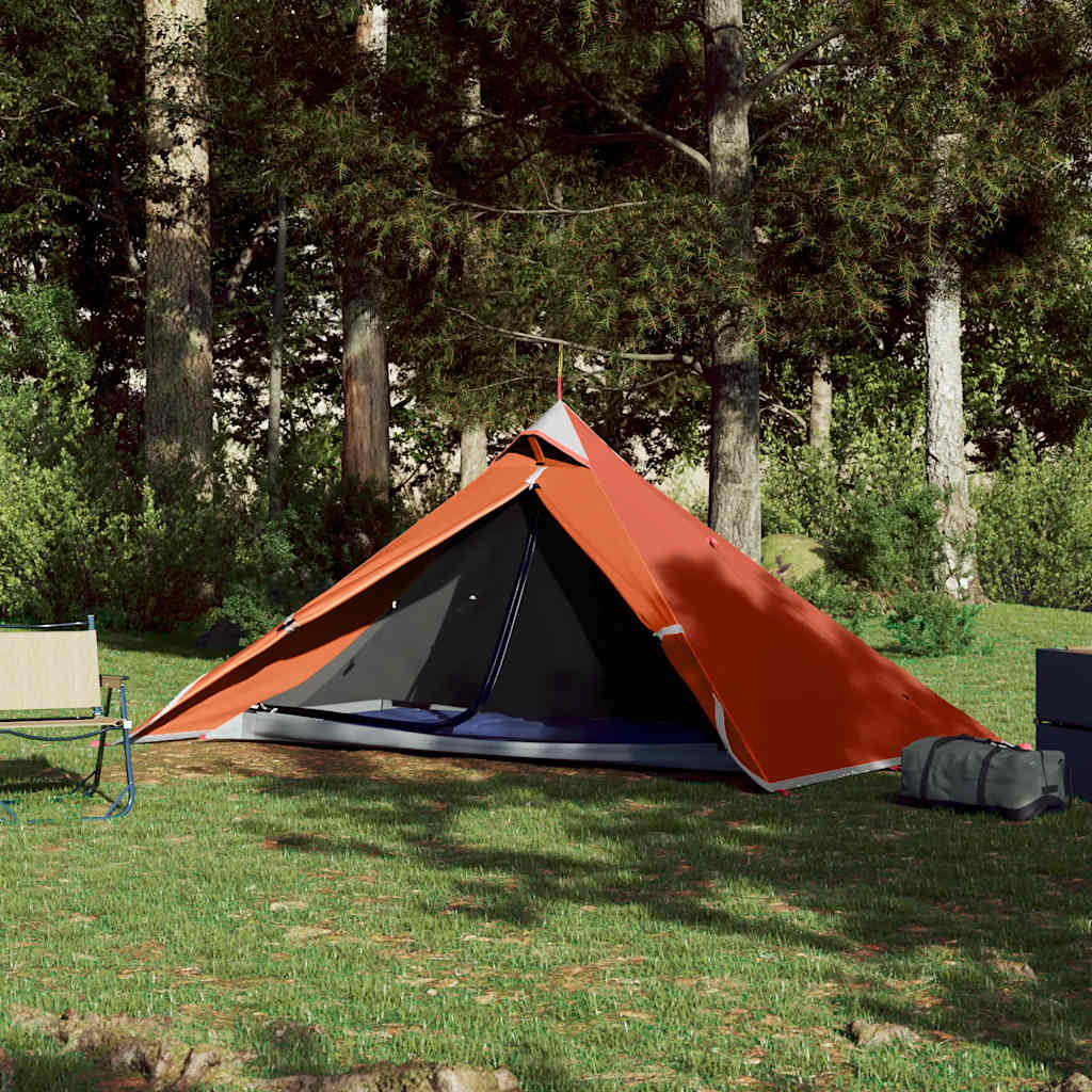 Tipi-Hängezelt 1 Person Orange Wasserdicht