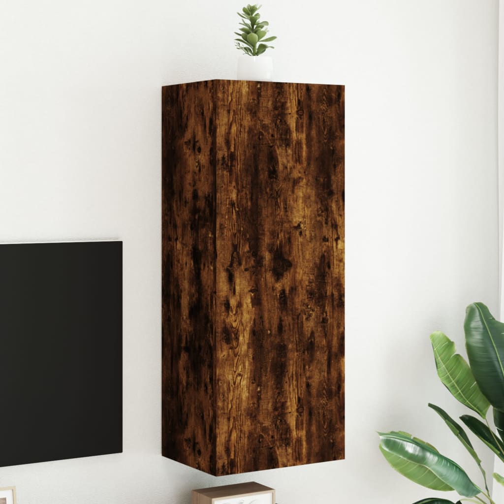 TV-Wandschrank Räuchereiche 40,5x30x102 cm Holzwerkstoff