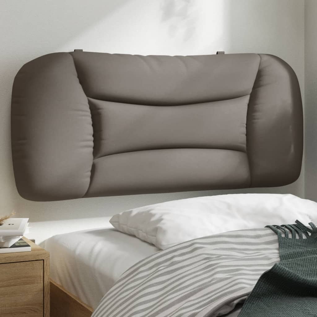 Kopfteil-Kissen "Hvar" Taupe 90 cm Stoff