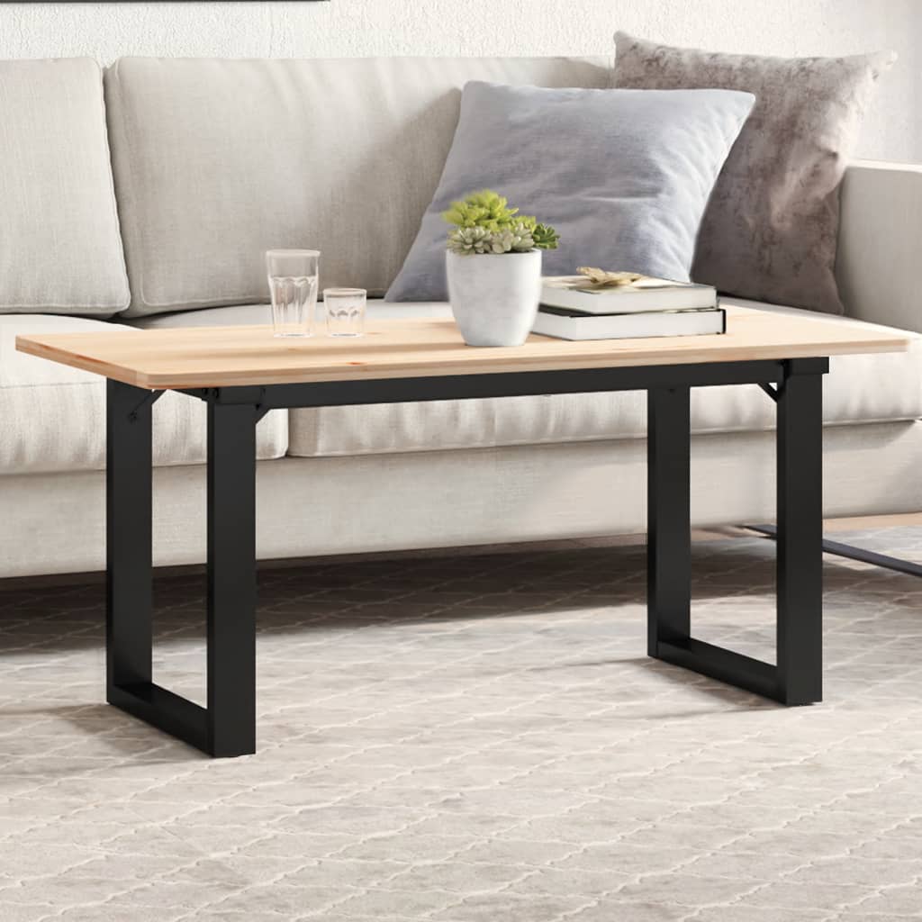Couchtischbeine O-Gestell 90x30x43 cm Stahl