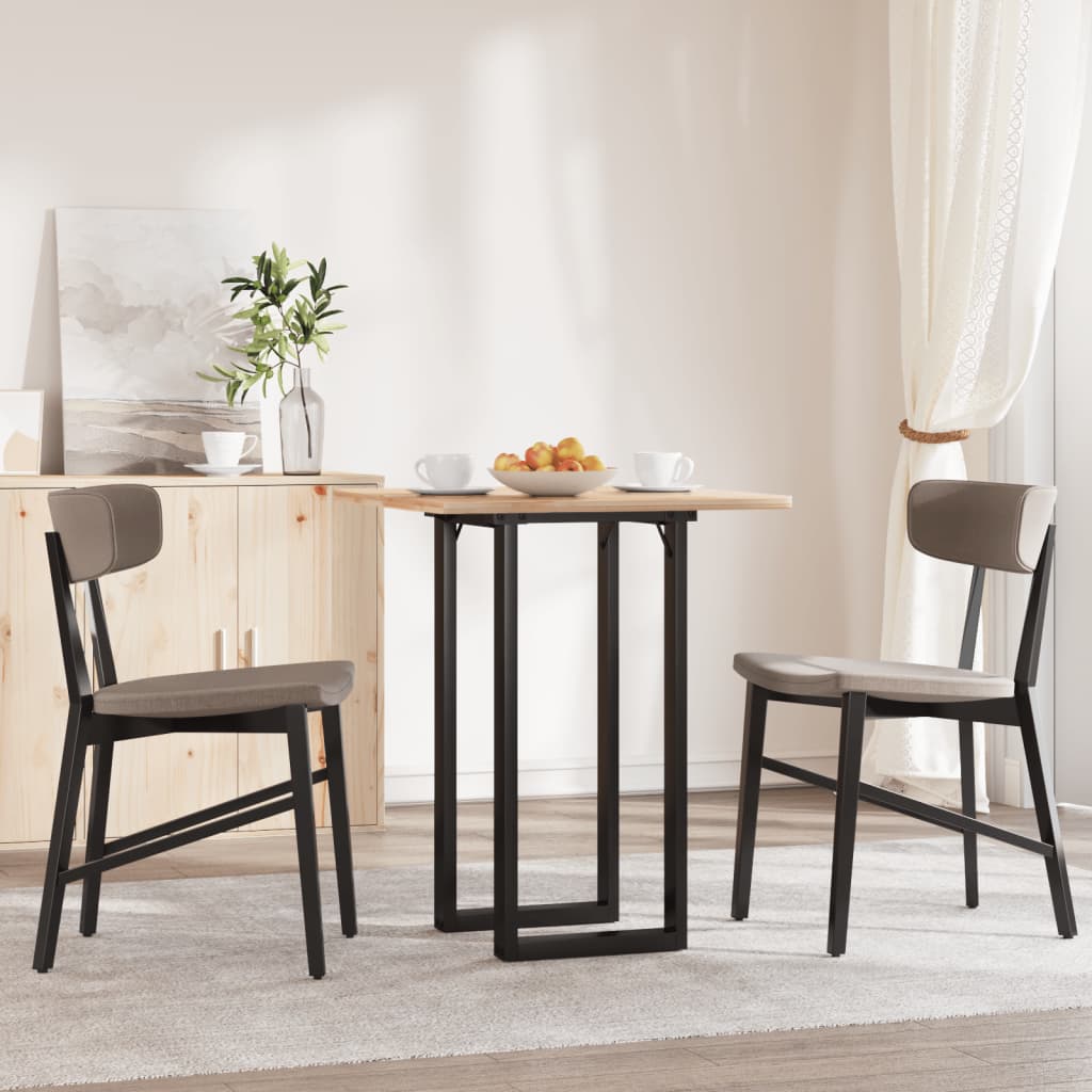 Esstisch-Gestell in O-Form 40x40x73 cm Stahl