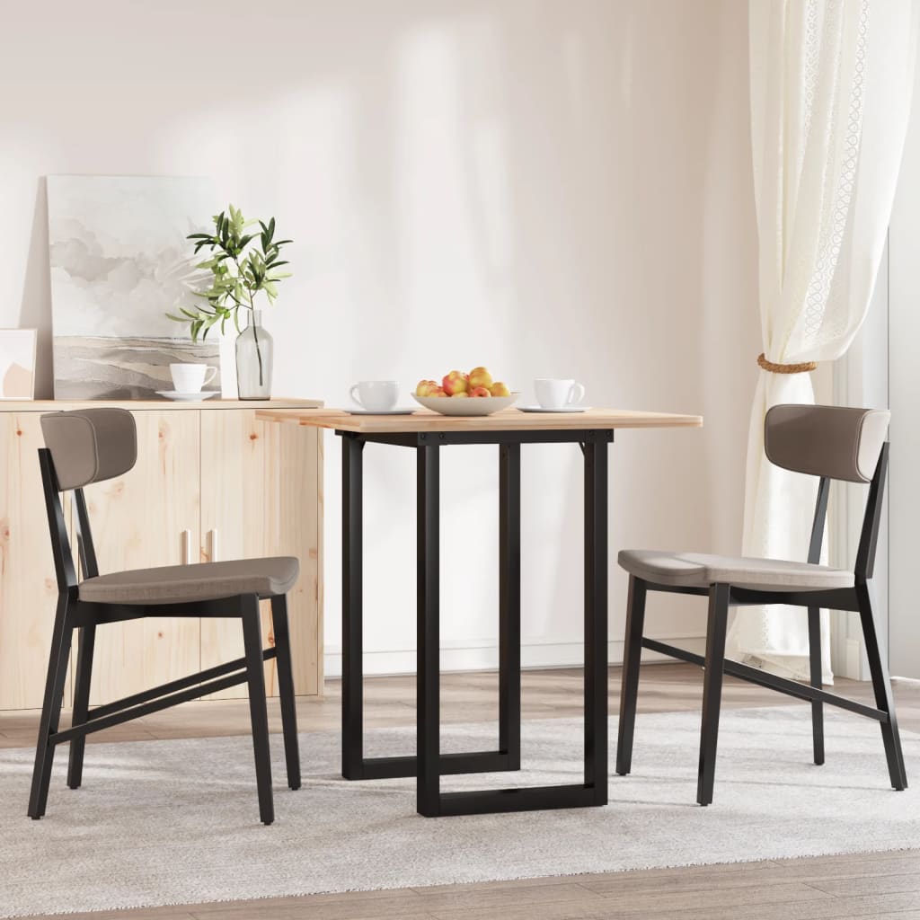 Esstisch-Gestell in O-Form 50x40x73 cm Stahl