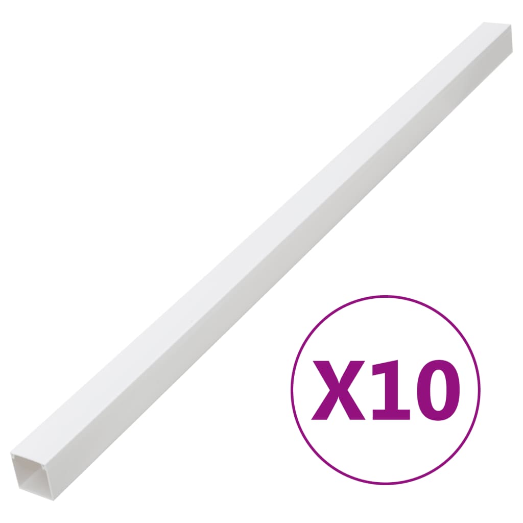Installationsrohre 60x60 mm 10 m PVC